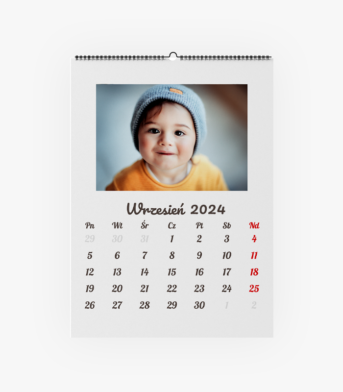 kalendarz spiralowany a4 2024